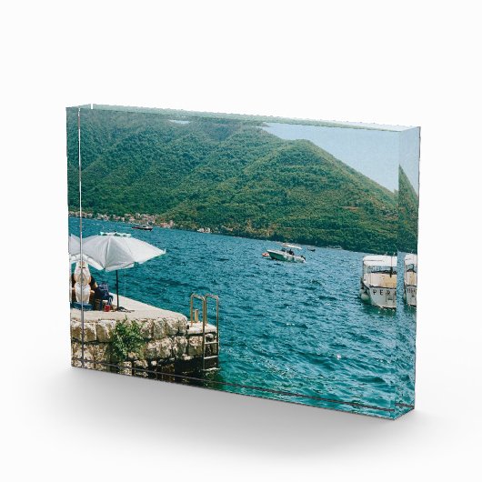 Turkooise wateren van Perast - Montenegro Fotoblokken (Rechts)