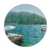 Turkooise wateren van Perast - Montenegro Snijplank (Voorkant)