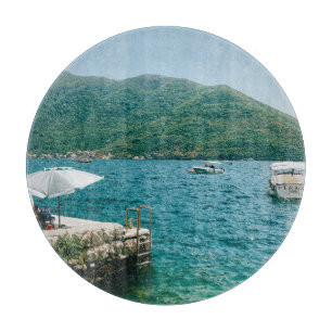 Turkooise wateren van Perast - Montenegro Snijplank