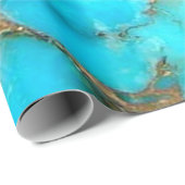 turkooismineraal cadeaupapier (Rol Hoek)