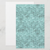 Turkooisomlooppatroon Briefpapier (Voorkant / Achterkant)