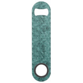 Turkooisomlooppatroon Speed Flessenopener (Achterkant)