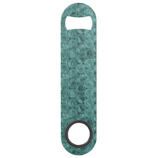 Turkooisomlooppatroon Speed Flessenopener (Voorkant)