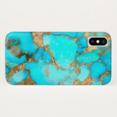 turkooissteen Case-Mate iPhone case (Achterkant (horizontaal))