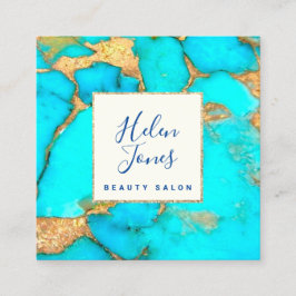 turkooissteen vierkante visitekaartje