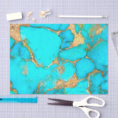 turkooissteenmineraal tissuepapier (Craft)