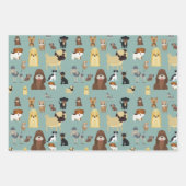 turkooizen achtergrond inpakpapier vel (Voorkant 2)