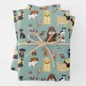 turkooizen achtergrond inpakpapier vel (In situ)