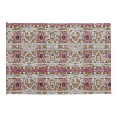 turkooizen blue zilver goud burgundy roze bohaan kussensloop (Achterkant-Rechts)