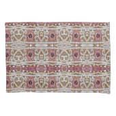 turkooizen blue zilver goud burgundy roze bohaan kussensloop (Voorkant-Links)