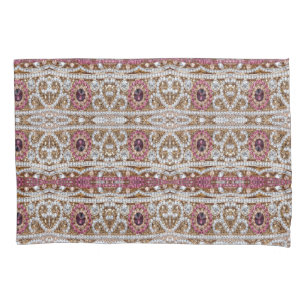 turkooizen blue zilver goud burgundy roze bohaan kussensloop