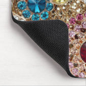 turkooizen blue zilver goud burgundy roze bohaan muismat (Hoek)