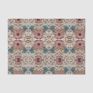 turkooizen blue zilver goud burgundy roze bohaan tissuepapier