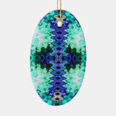 turkooizen groen keramisch ornament (Rechts)