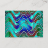 turkooizen groen visitekaartje (Achterkant)