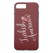 Turks-Amerikaans Twitter-telefooncel Case-Mate iPhone Case (Achterkant)