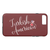 Turks-Amerikaans Twitter-telefooncel Case-Mate iPhone Case (Achterkant (Horizontaal))