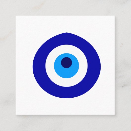 Turks amulet genaamd Nazar Aanbevelingskaartje (Voorkant)