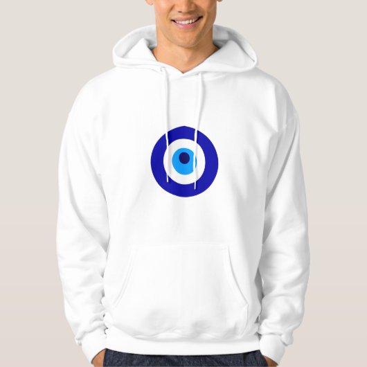 Turks amulet genaamd Nazar Hoodie (Voorkant)