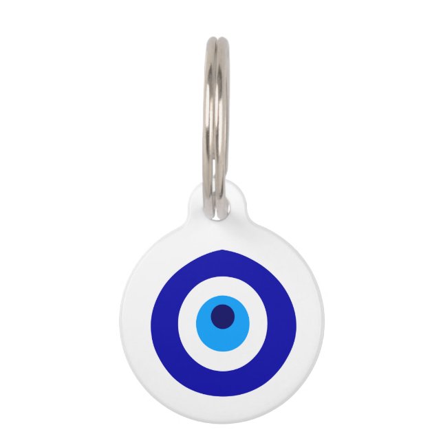 Turks amulet genaamd Nazar Huisdierpenning (Voorkant)