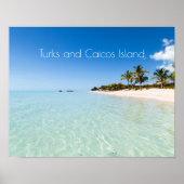 Turks and Caicos Island Poster (Voorkant)