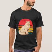 Turks angora zonsondergang retro  ontwerp mam vade t-shirt (Voorkant)