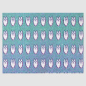 Turks angorkat - Blauwe oogangora Tissuepapier (Voorkant)