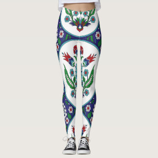 Turks Arabisch, tulpenbloemen, naadloos patroon. Leggings