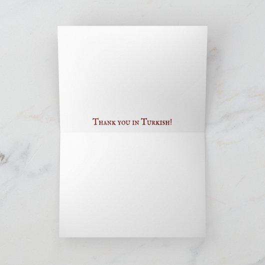 Turks Bedankkaart (Binnen)