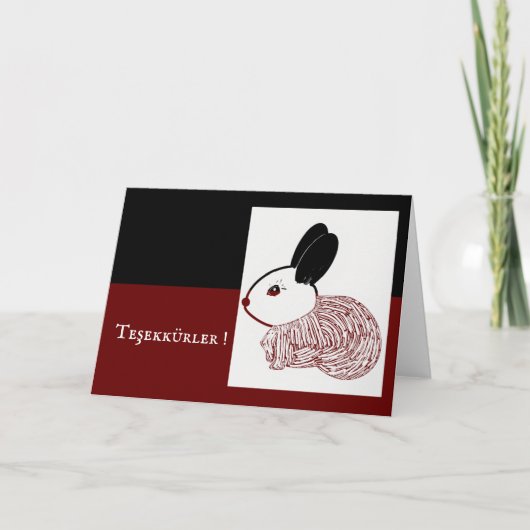 Turks Bedankkaart (Voorkant)