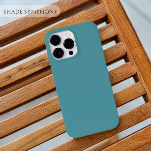 Turks Blauwgroen Een van Beste Solid Blue Shades V Case-Mate iPhone 14 Pro Max Hoesje