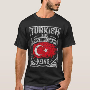 Turks bloed loopt door mijn vinnen t-shirt