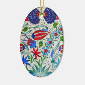 Turks bloemontwerp keramisch ornament (Links)