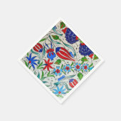 Turks bloemontwerp servetten (Hoek)