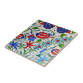 Turks bloemontwerp tegeltje (Zijkant)