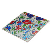 Turks bloemontwerp tegeltje (Zijkant)