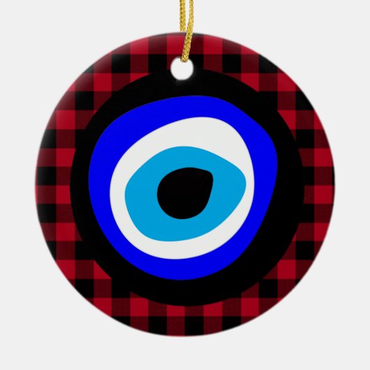 Turks-boze oog-Talisman, Arabisch amulet, Grieks Keramisch Ornament (Voorkant)