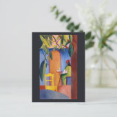 "Turks Café" Art briefkaart (Staand voorkant)