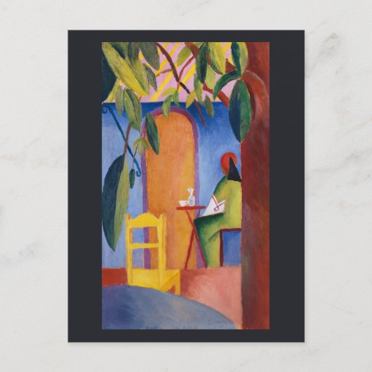 "Turks Café" Art briefkaart (Voorkant)