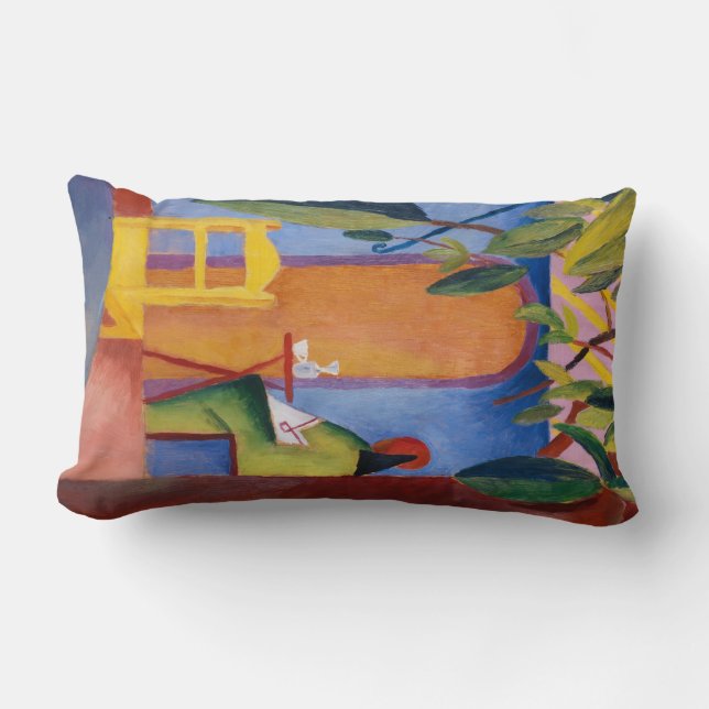 "Turks Café" Kunst gooit kussens (Voorkant)