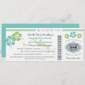 Turks & Caico sparen de Datum het instappen pas Save The Date (Voorkant / Achterkant)