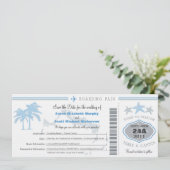 Turks & Caico sparen de Datum het instappen pas Save The Date (Staand voorkant)