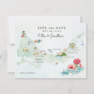 Turks & Caicos   Bestemming Huwelijksreis Route Ka Save The Date