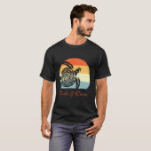 Turks Caicos Caraïben Zee Turtle Vakantie T-shirt (Voorkant volledig)