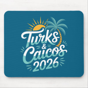 Turks Caicos-eilanden Souvenirs 2026 Grafische Kun Muismat