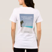 Turks Caicos Grace Bay Droom Tri-Blend Shirt (Achterkant)