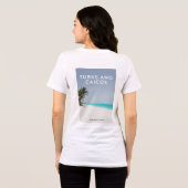 Turks Caicos Grace Bay Droom Tri-Blend Shirt (Achterkant volledig)
