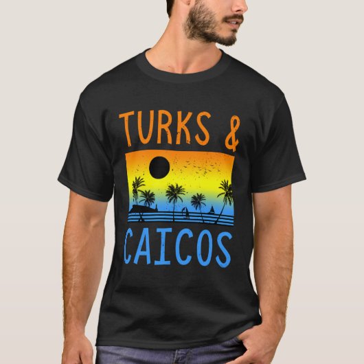Turks Caicos Shirt Turken en Caicos vakantie souve (Voorkant)