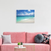 Turks & Caicos Strand Verpakt Canvas (Insitu (Woonkamer))