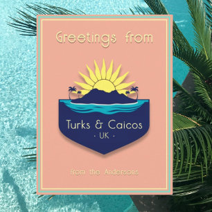 Turks & Caicos Verenigd Koninkrijk vakantie Briefk Briefkaart